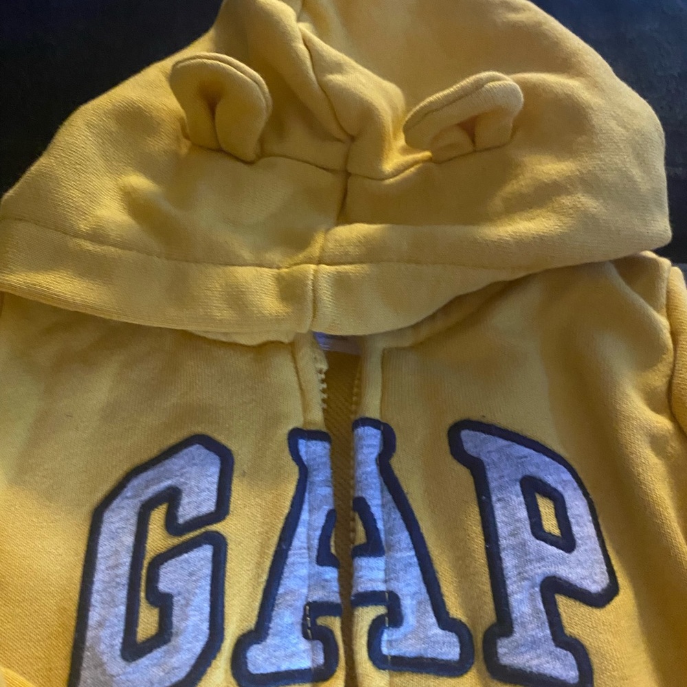 Gap yellow sweater romper